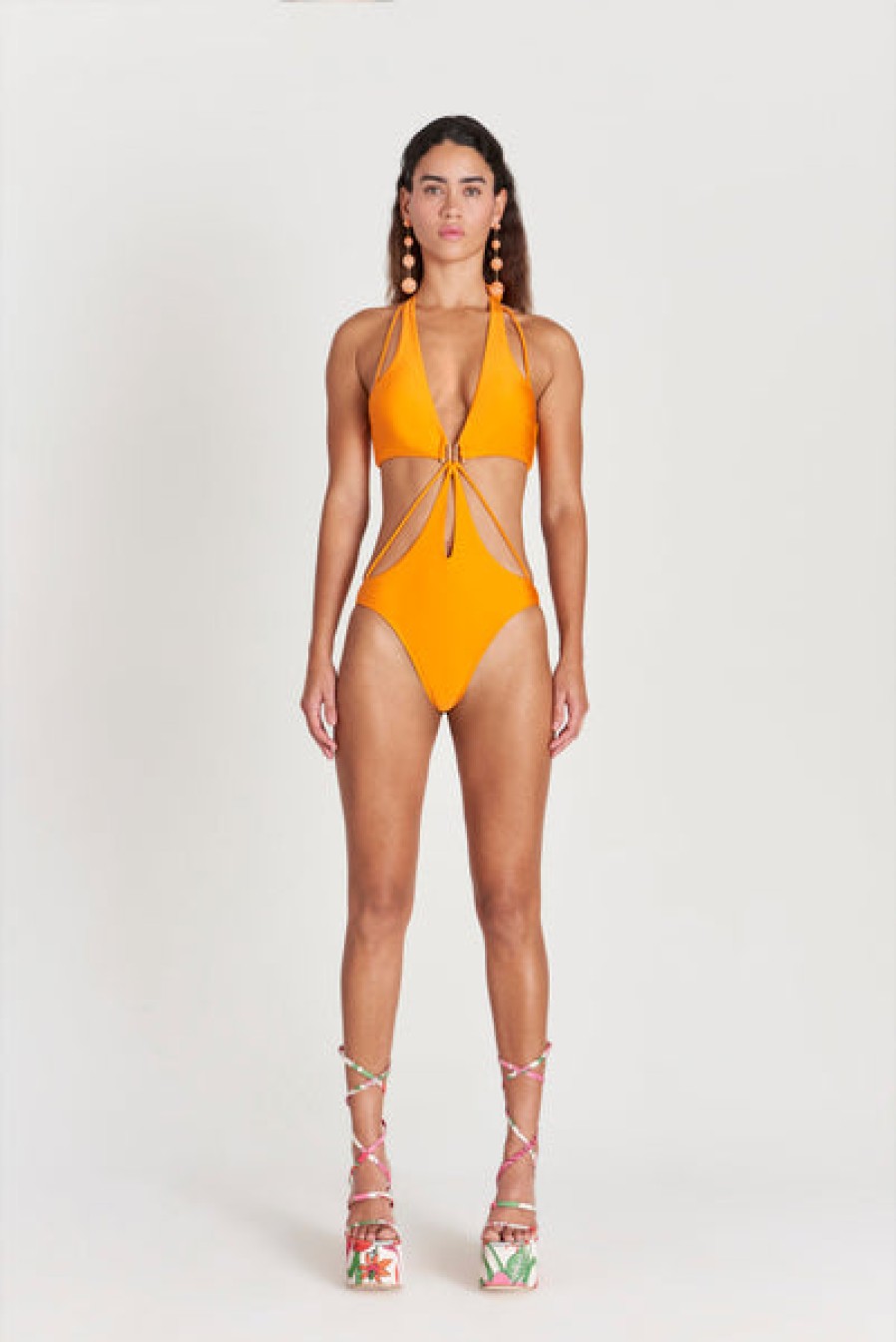 Swim Cult Gaia | Cult Gaia - Knowles One Piece - Papaya